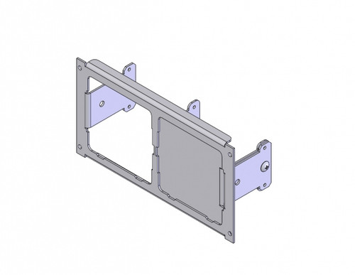 C-EB45-APX-1P , Havis 1-Piece Equipment Mounting Bracket, 4.5" Mounting Space, Fits Motorola APX-Series Chargers - C-EB45-APX-1P