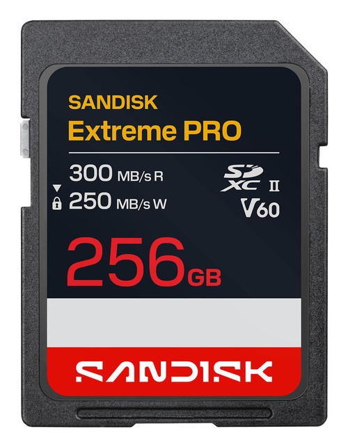 SDSDXEM-256G-GN4IN , SanDisk Extreme PRO SDXC UHS-II V60 256 GB - SDSDXEM-256G-GN4IN