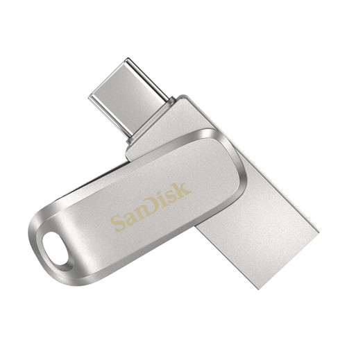 SDDDC4-032G-G46 , SanDisk Ultra Dual Drive Luxe USB flash drive 32 GB USB Type-A / USB Type-C 3.2 Gen 1 (3.1 Gen 1) Stainless steel - SDDDC4-032G-G46