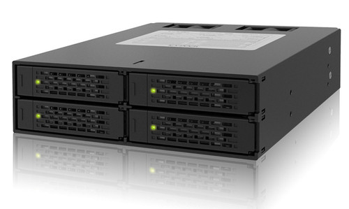 MB994SP-4SB-1 , Icy Dock MB994SP-4SB-1 drive bay panel 5.25" Carrier panel Black