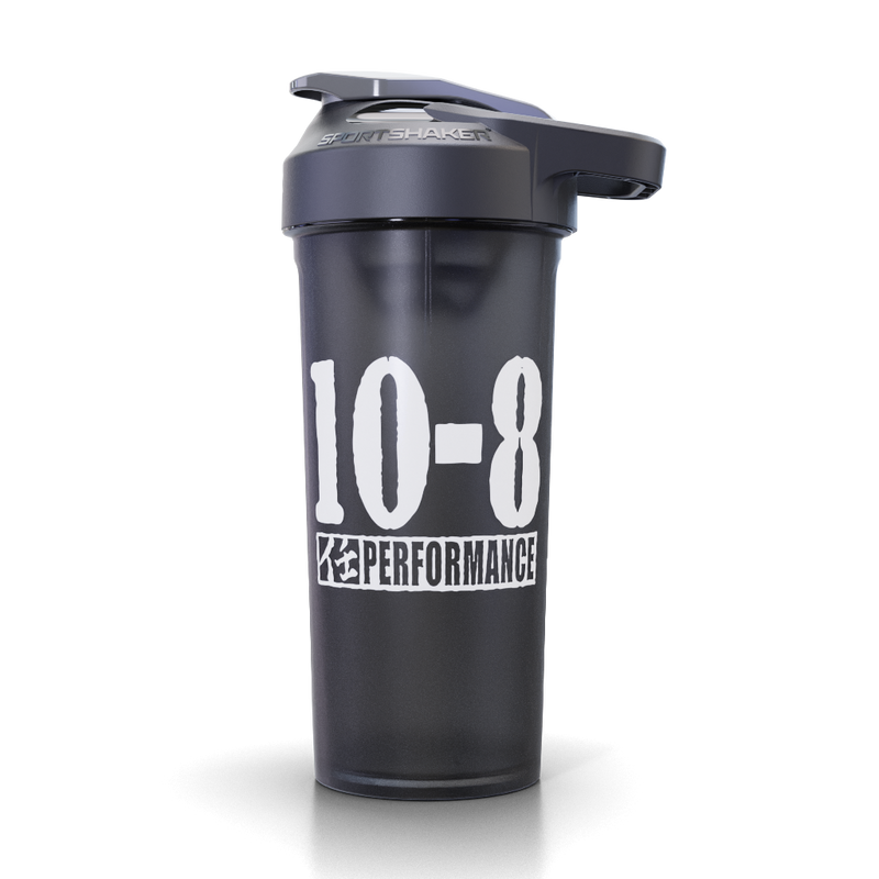 Shaker Bottle, smoked- black/grey