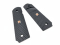 1911 Grip Panels, Black, Signature Inlay