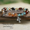 IN-179   Beautiful Multi-Color Tone Beaded Bracelet