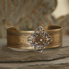 ART-162  Vintage Stylw Filagree Cuff Bracelet