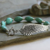 BR-13  On Angels Wings Beautiful Bracelet
