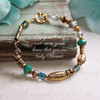 IN-388  Blessed Bracelet with lots of Great colors and Crystals