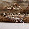 IN-151S  I am the Vine silver finsh Bracelet