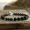 BR-35  Essential Oil Diffuser Bracelet with Magnetic Hematite