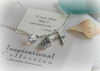 IN-409 Footprints Silver finish Necklace