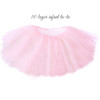 TU-2  0-6 Months 10 Layer Soft Pastel Pink Tu-Tu for Baby