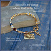 IN-736  Blessed is the Nation beautiful Bracelet