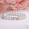 CJ-186  Big Sis Chunky Pearl Bracelet 5"
