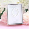 STG-166  Sterling Beads Glass Pearls Infant Keepsake Bracelet