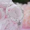 CJ-571-6  Daughter of the King 6" Bracelet
