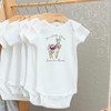 00-40CR This Little Llama  6-12 Months Onesie (with crystals)