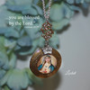 IN-648M  Beautiful Mary Vintage style Locket Necklace