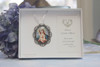 CJ-611 Beautiful Artwork Mary Keepsake Cradle Medal