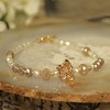 IN-518N   Walk by Faith Butterfly Bracelet