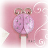 BA-2 Pink Ladybug Paci Holder