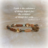 IN-312  Faith Beaded Bracelet