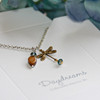DD-13  Dragonfly Charm Necklace from Daydreams Collection