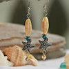 OC-33  Starfish Earrings
