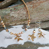 OC-54  Swarovski Starfish Necklace Fabulous!