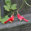EN-2  Cardinal Earrings