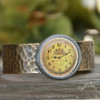 ART-120 Faux Watch Face Vintage Style Cuff Bracelet