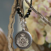 ART-207 Fleur de Lis Elegant Black Necklace