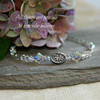 IN-267 Crystal AB Beautiful Christian Bracelet