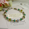 IN-129 Peridot ...We know that all things work together...Bracelet