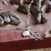IS-652  In style Coin Pearl Longer Necklace