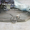 IN-636  The Lord is my Anchor Necklace