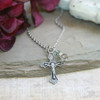 IN-507  Crusifix Necklace