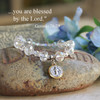 IN-142  St. Benedict Crystal AB Bracelet, Gorgeous!