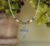 IN-610IN Swarovski Crystal Cross necklace