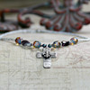 IS-175 Cross with Fleur de Lis Necklace