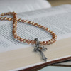 IS-53  Freshwater Pearls with Cross Necklace