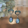 IS-182  Opal Style Beautiful Earrings