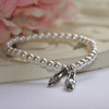 CJ-496  Ballet Shoes Bracelet