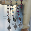 IN-176  Gorgeous Copper vintage tones Rosary Bracelet
