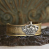 ART-154  Royalty Crown Cuff Bracelet..Never leave the house without your Crown!