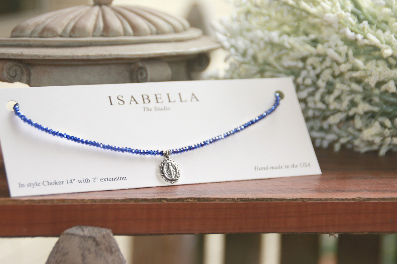 CH-12 Madonna Beautiful Beaded Choker