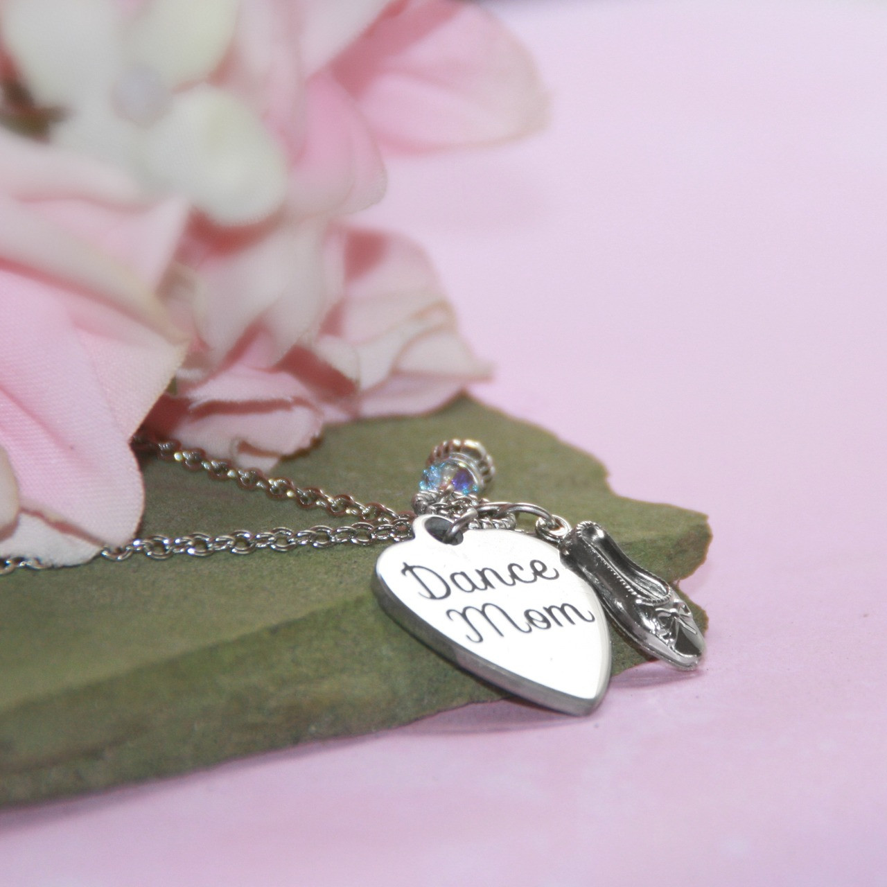 CJ-543  Dance Mom Necklace for that busy Mom who attends all Dance Activities!