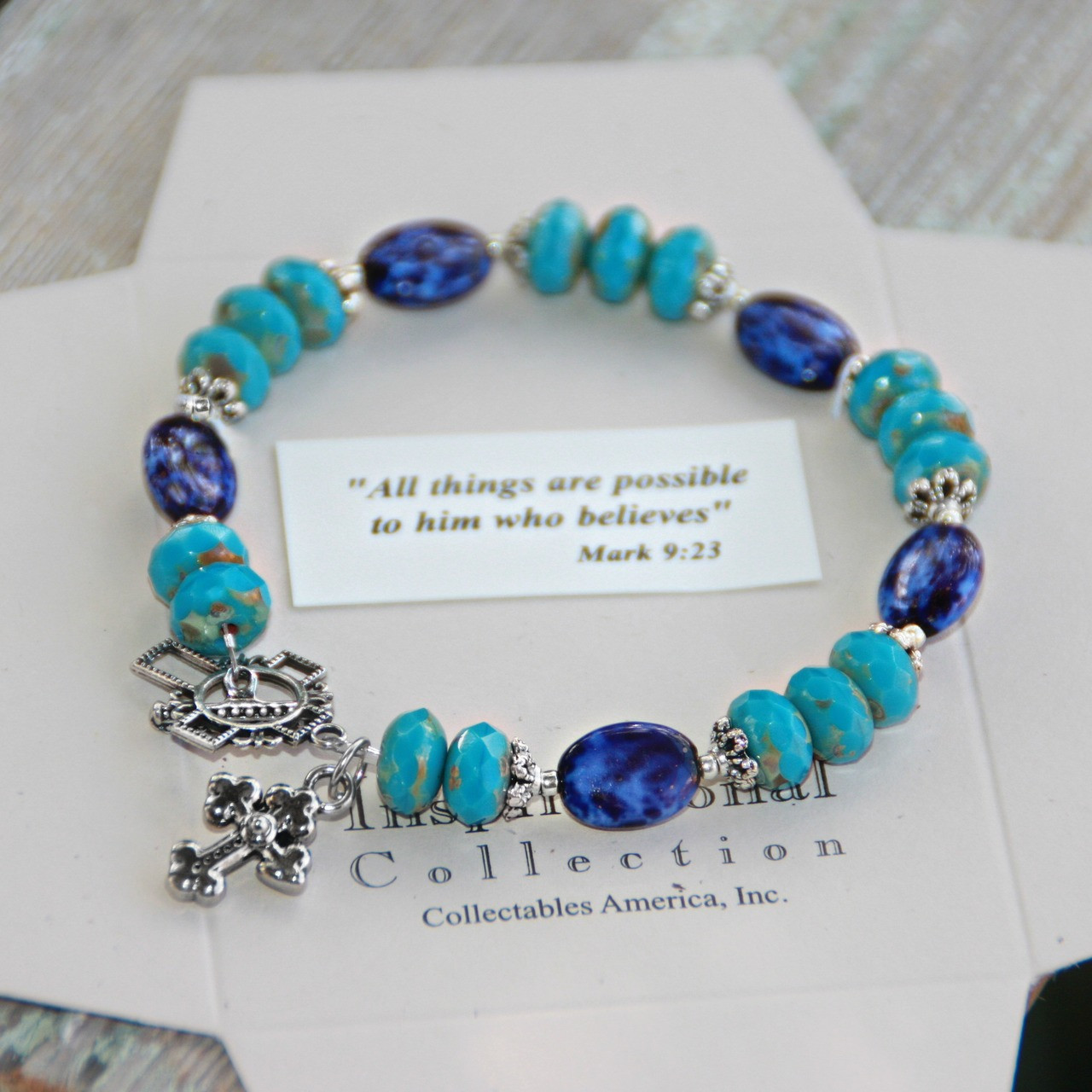 IN-715  Big and Bold colors All things are possible Bracelet