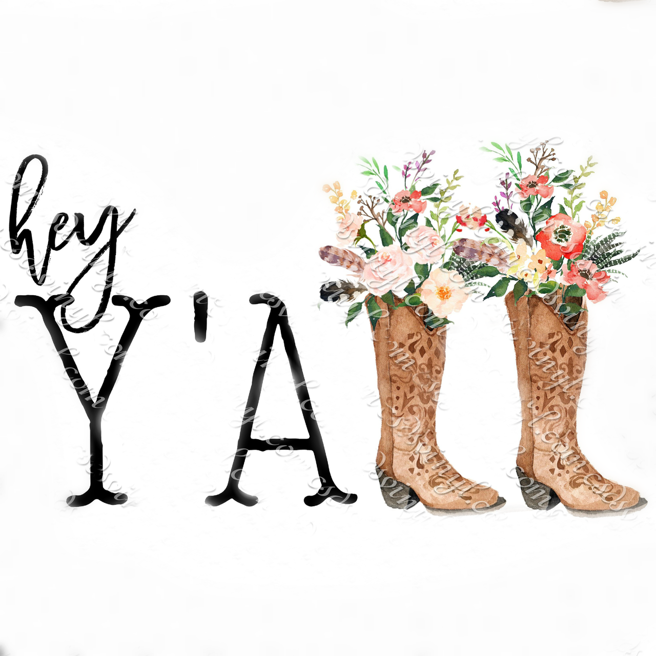 OO-39CR  Hey Ya'll Onsie 3-6 Months with Crystals