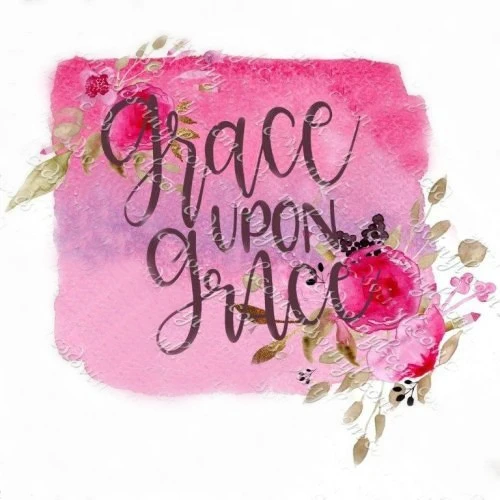 OO-33CR  Grace Upon Grace Onesie 3-6 Month with Crystals