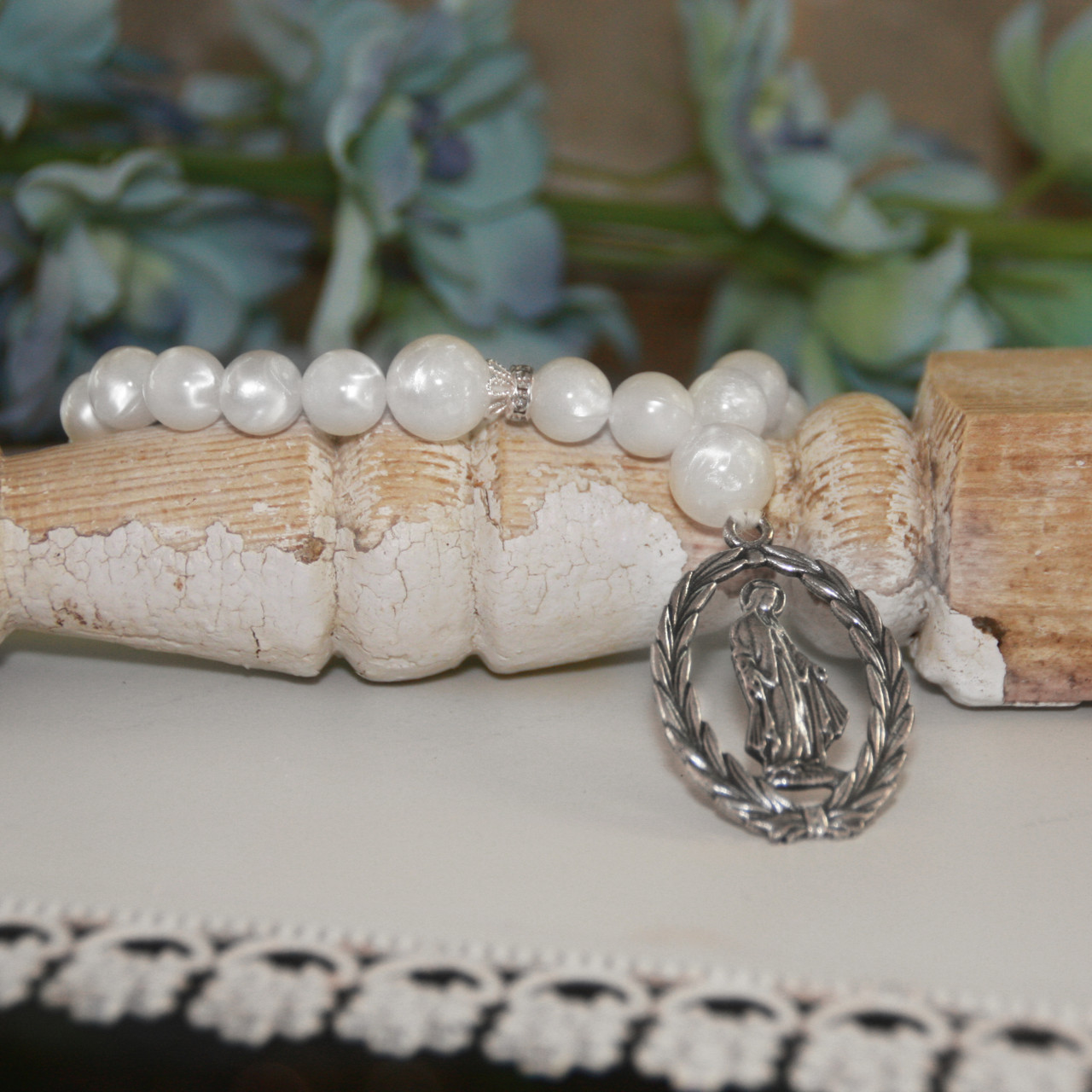 BB-8  Blessing Beads for Baby Blessed Mother Mary