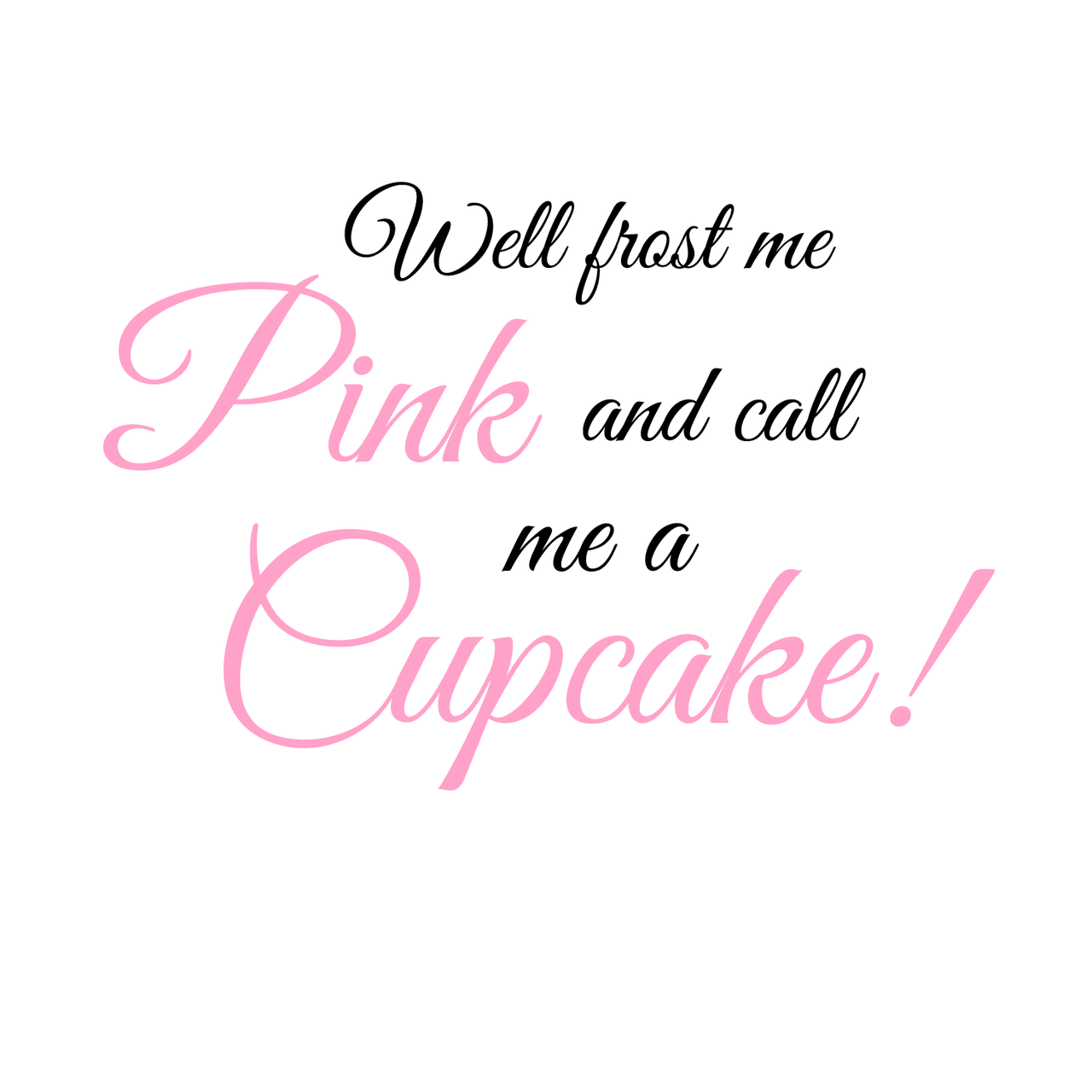 00-6  Frost me Pink and call me a Cupcake 6-12 Onesie